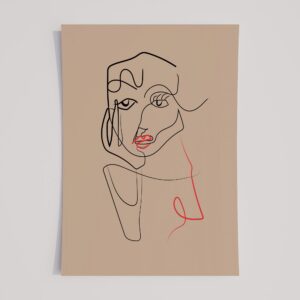 PONDERING WOMAN
