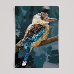 BLUE WINGED KOOKABURRA