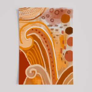 ORANGE WAVES 3
